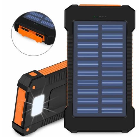 Waterproof Solar Charging 10000mAh Battery Backup My Modern Mart