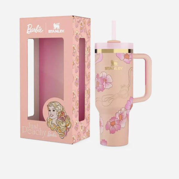 Stanley x Barbie Peaches N Cream 40oz Quencher tumbler