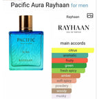 Rayhaan Pacific Aura EDP 3.4 oz – Men's Fresh Aquatic Cologne 100ml MY MODERN MART