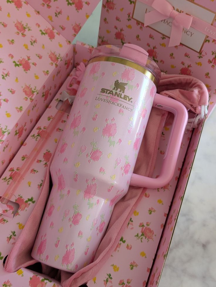 Stanley x LoveShackFancy 40oz Quencher tumbler in Ibiza Sunset