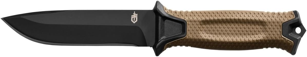 Gerber StrongArm serrated fixed blade knife in Coyote Brown