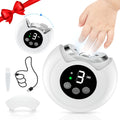 Electric nail clipper and trimmer with LED light