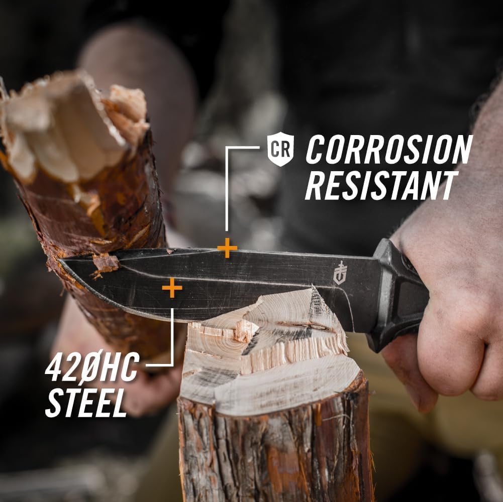 Gerber StrongArm Fixed Blade Knife | Full Tang Cerakote Tactical Camping Knife MY MODERN MART