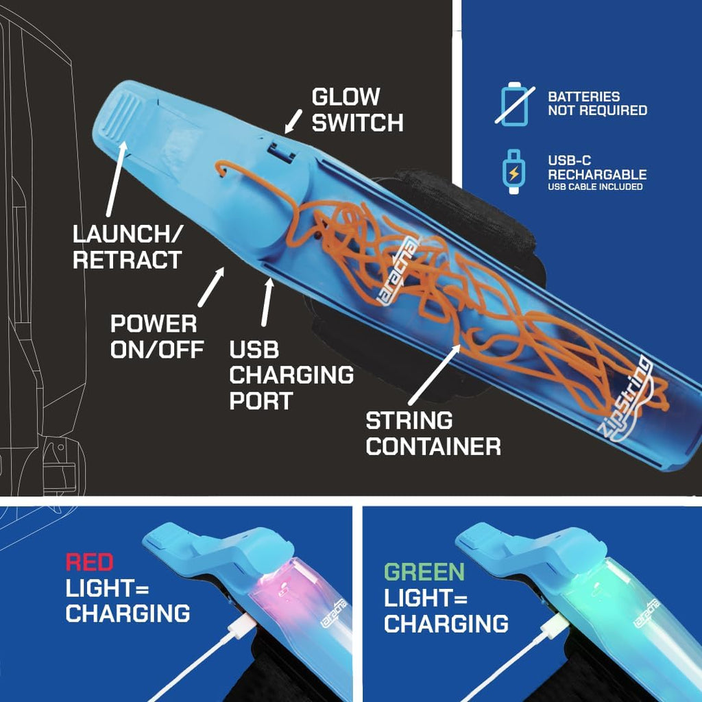 Glow-in-the-Dark String Shooter Toy | Web Shooter Trick Launcher for Kids MY MODERN MART