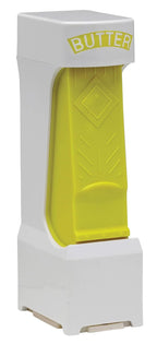 One Click Butter Cutter – Stainless Steel Stick Butter Slicer, Yellow