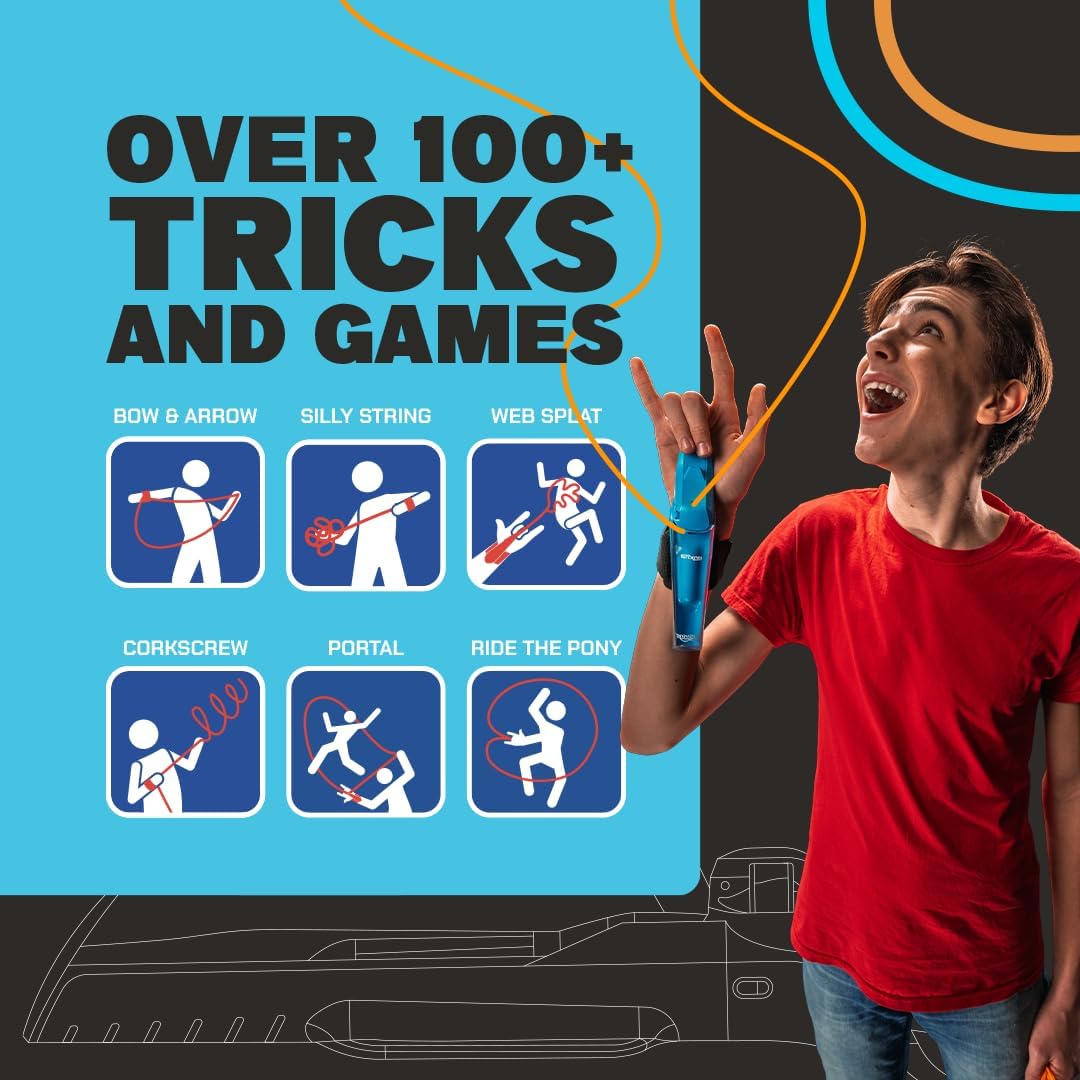 Glow-in-the-Dark String Shooter Toy | Web Shooter Trick Launcher for Kids MY MODERN MART