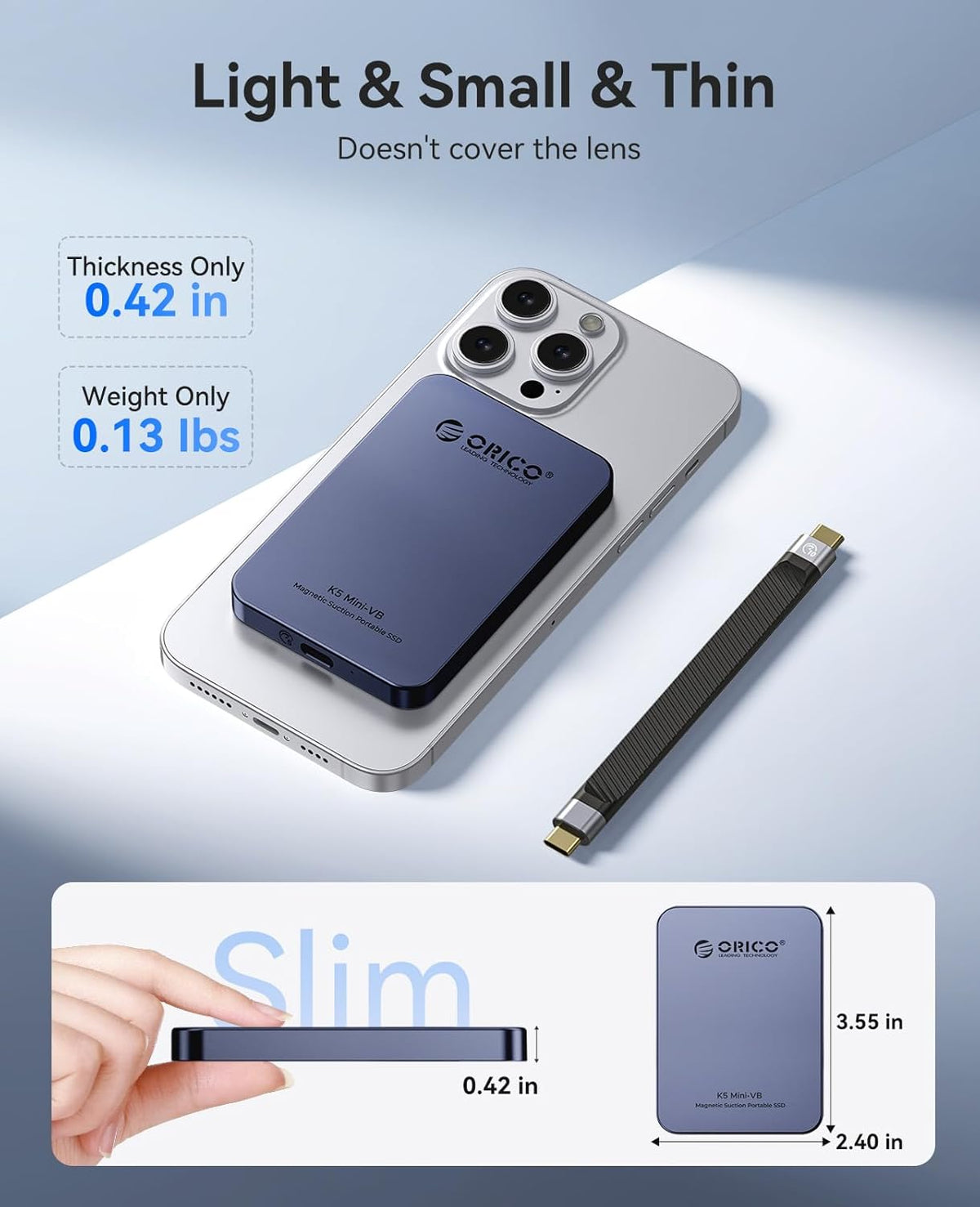 Magnetic Portable SSD 460MB/s – External Solid State Drive for Phone & Laptop MY MODERN MART