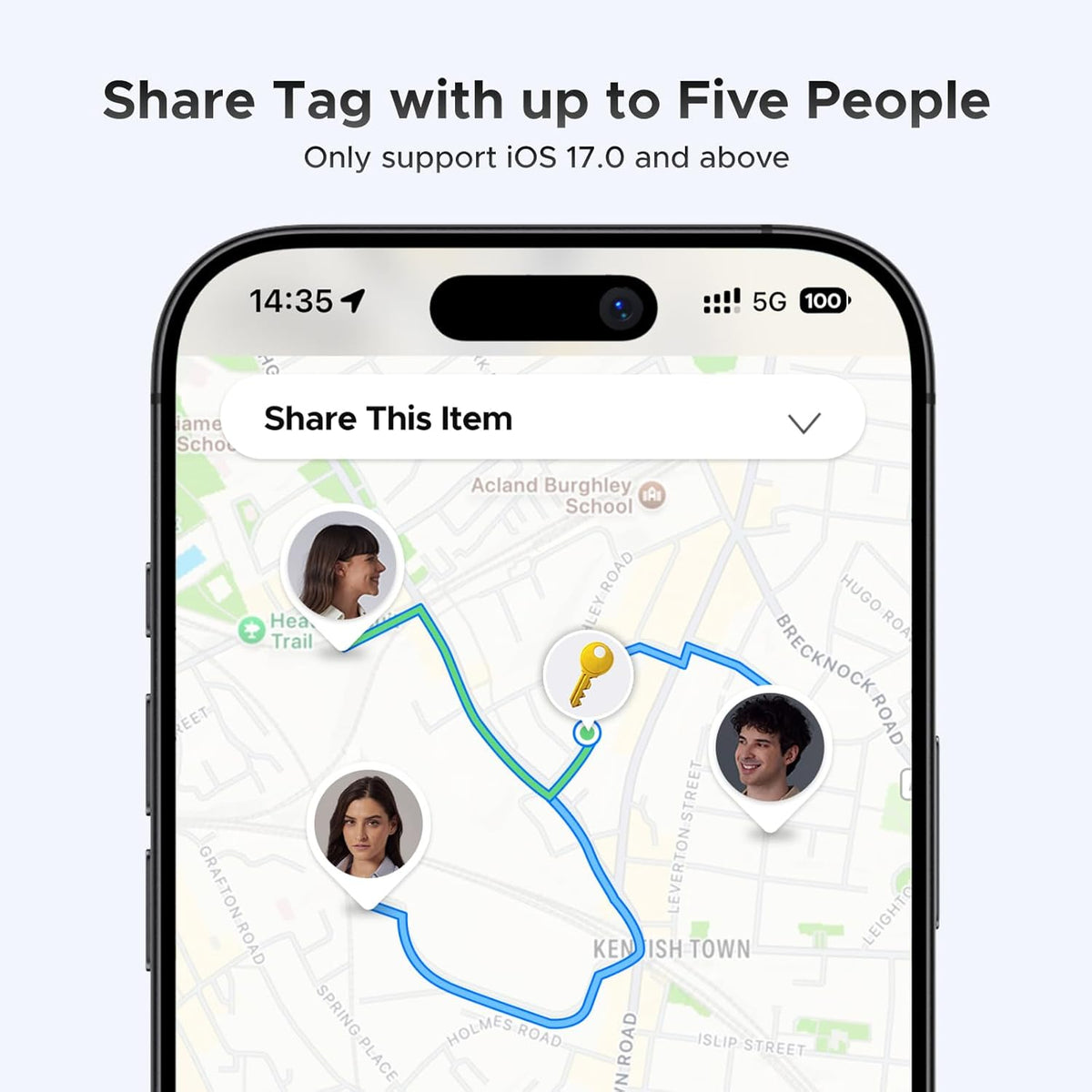 Bluetooth Tracker Tag 4-Pack – Works with Apple Find My, Key & Wallet Finder MY MODERN MART