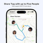 Bluetooth Tracker Tag 4-Pack – Works with Apple Find My, Key & Wallet Finder
