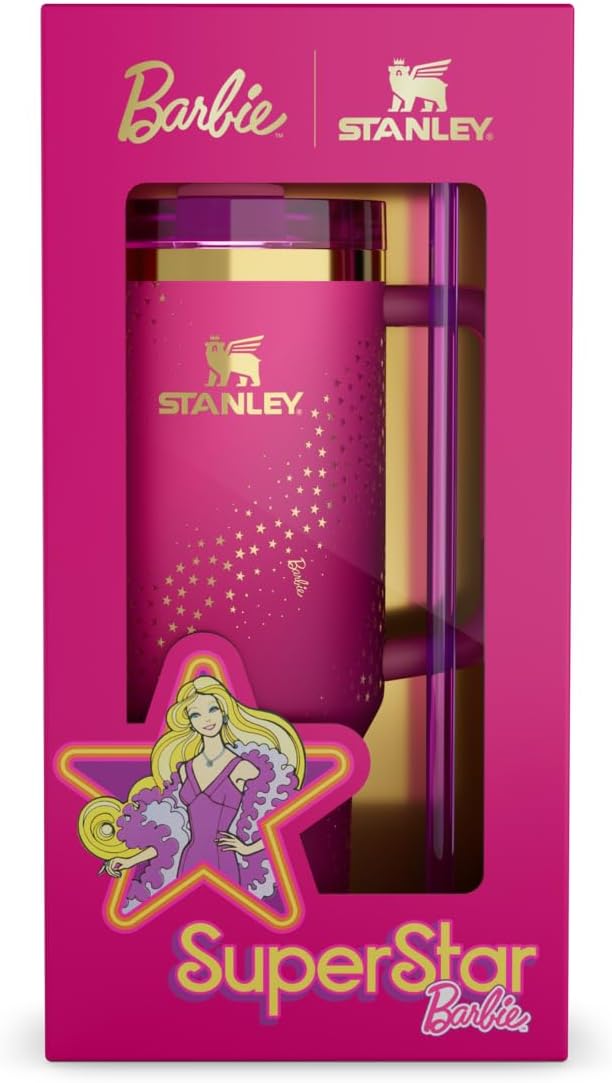 Stanley x Barbie 70s Superstar 40oz Quencher H2.0 Tumbler – Pink MY MODERN MART
