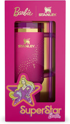 Stanley x Barbie 70s Superstar 40oz Quencher H2.0 Tumbler – Pink