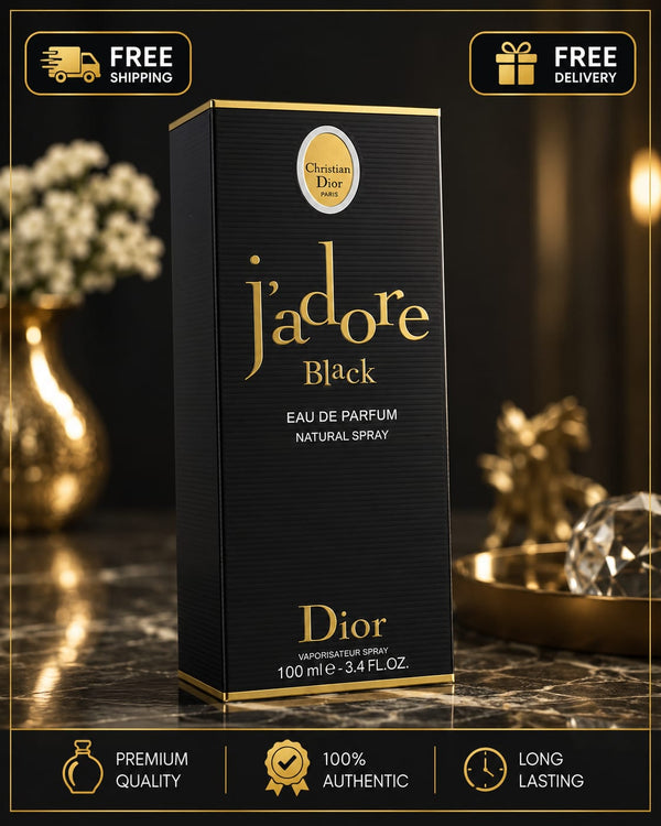 Christian Dior J'adore Black Eau de Parfum for Women 100ml (3.4 fl oz) MY MODERN MART