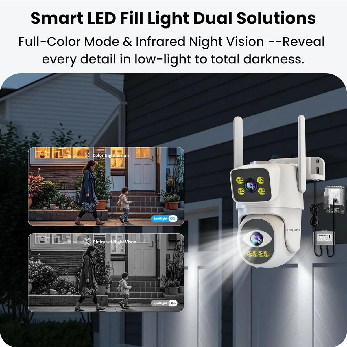 4G Security Camera Outdoor | Dual Lens PTZ with Color Night Vision & 2.5K HD MY MODERN MART