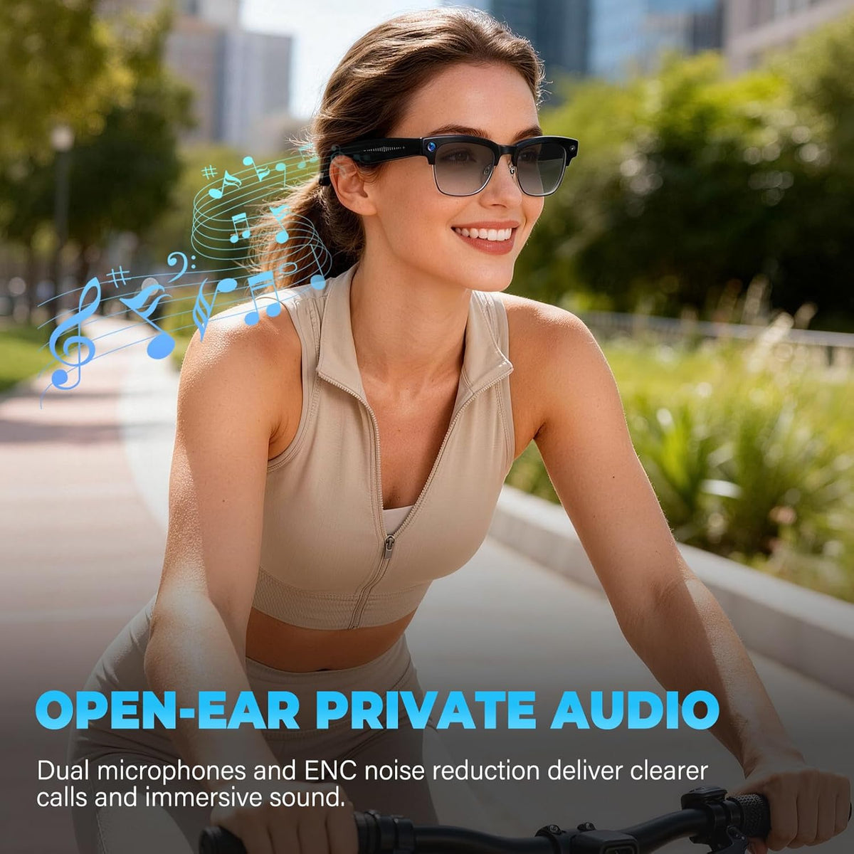 Smart Glasses with Camera | 4K Video, Open-Ear Audio & AI Translation MY MODERN MART
