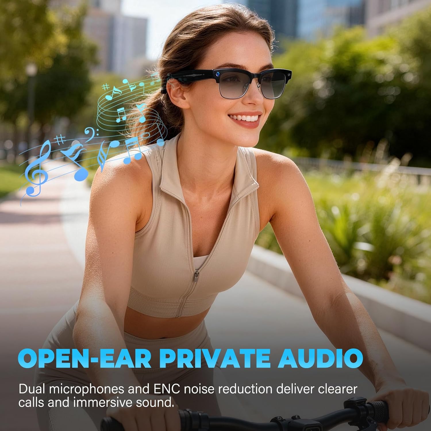 Smart Glasses with Camera | 4K Video, Open-Ear Audio & AI Translation MY MODERN MART