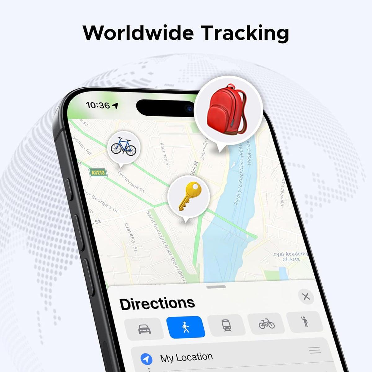 Bluetooth Tracker Tag 4-Pack – Works with Apple Find My, Key & Wallet Finder MY MODERN MART