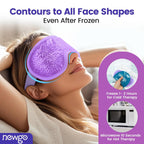 Gel Eye Mask for Puffy Eyes – Hot & Cold Reusable Cooling Eye Pad