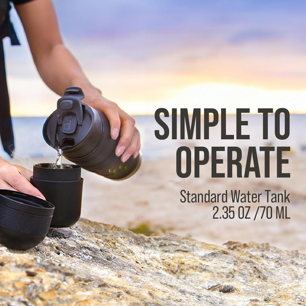 Portable Espresso Maker | Hand-Powered Manual Travel Coffee Machine MY MODERN MART