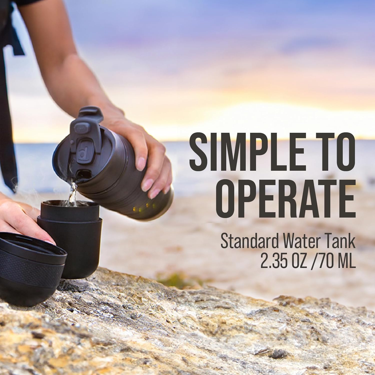 Portable Espresso Maker | Hand-Powered Manual Travel Coffee Machine MY MODERN MART