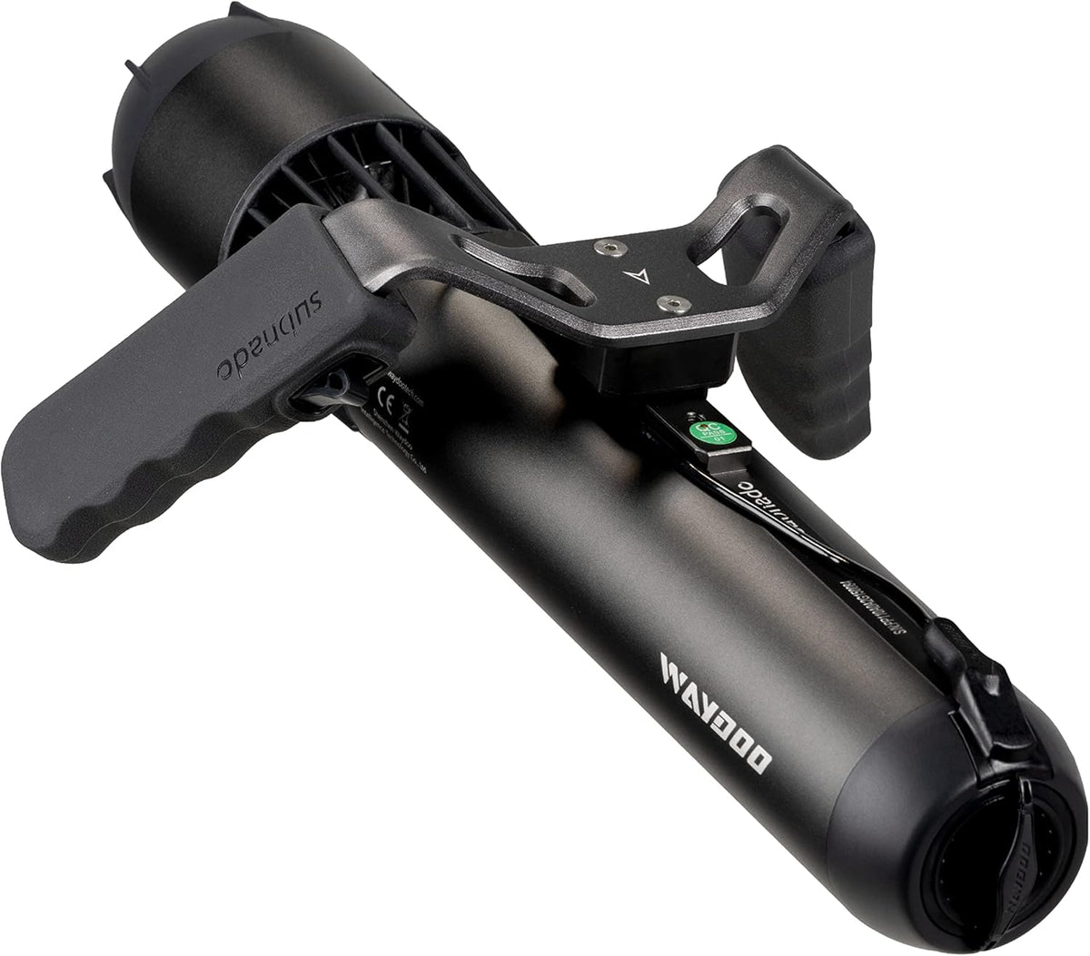 Portable underwater sea scooter with aluminum housing