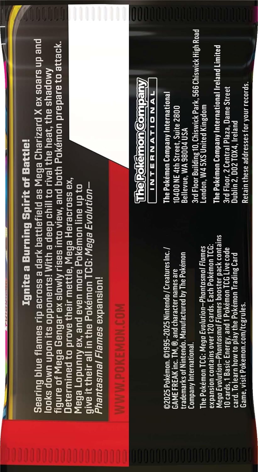 Pokémon TCG Mega Evolution Phantasmal Flames Booster Box | 36 Packs MY MODERN MART