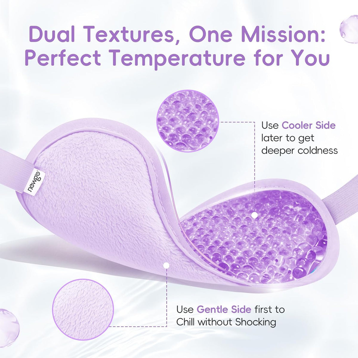 Gel Eye Mask for Puffy Eyes – Hot & Cold Reusable Cooling Eye Pad MY MODERN MART