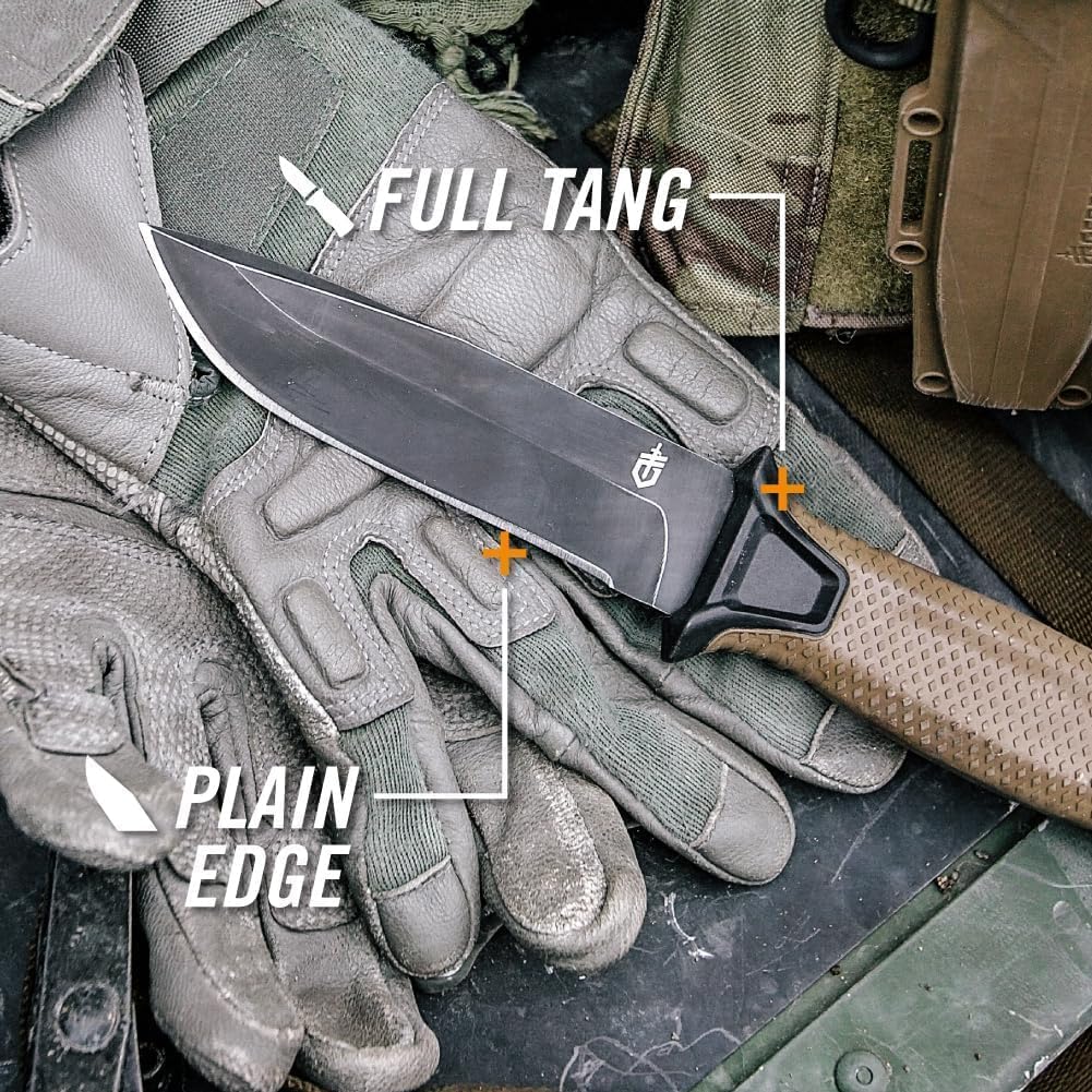 Gerber StrongArm Fixed Blade Knife | Full Tang Cerakote Tactical Camping Knife MY MODERN MART