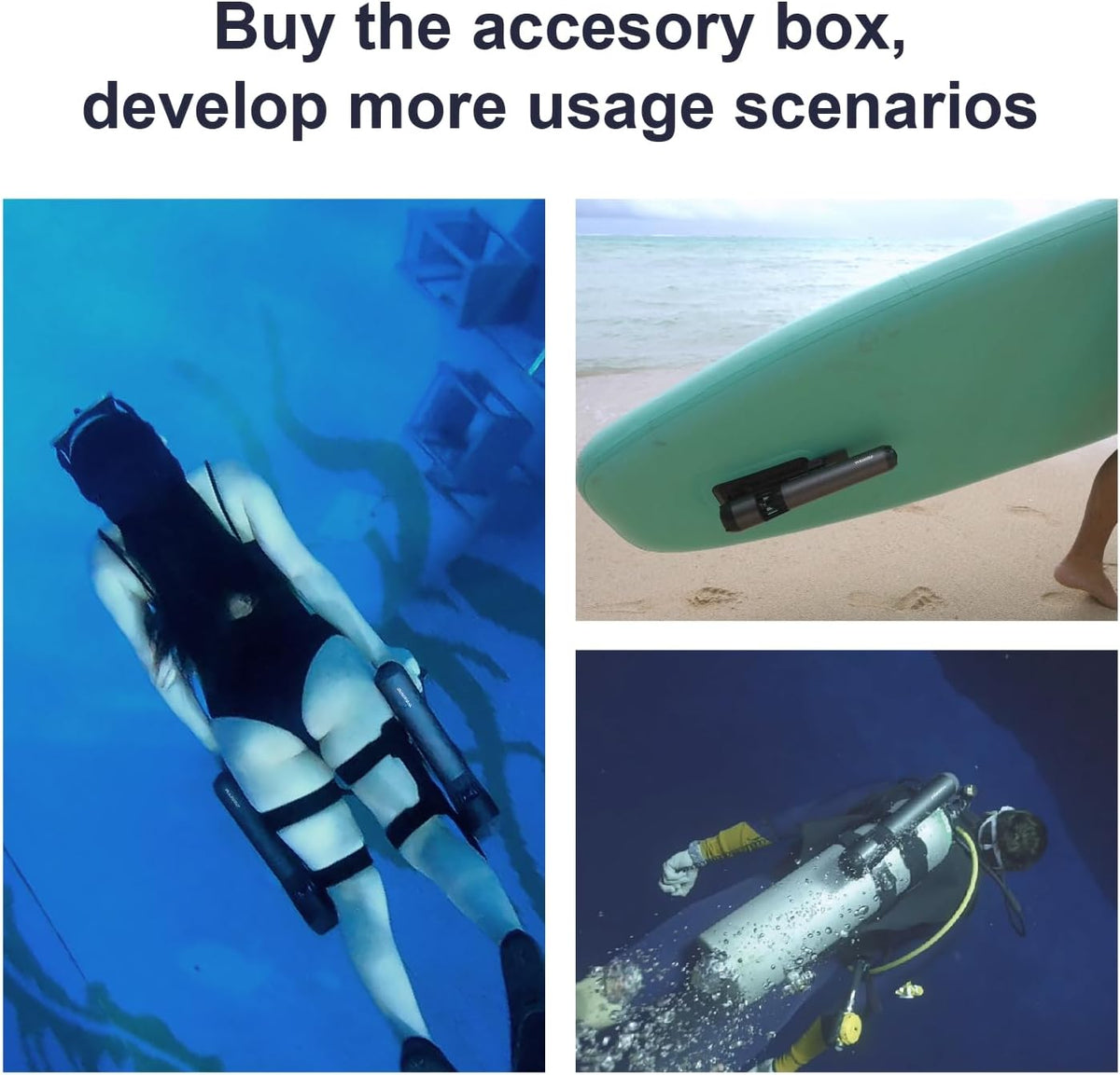 Underwater Sea Scooter – Portable Diving Propeller with 98Wh Travel Battery MY MODERN MART