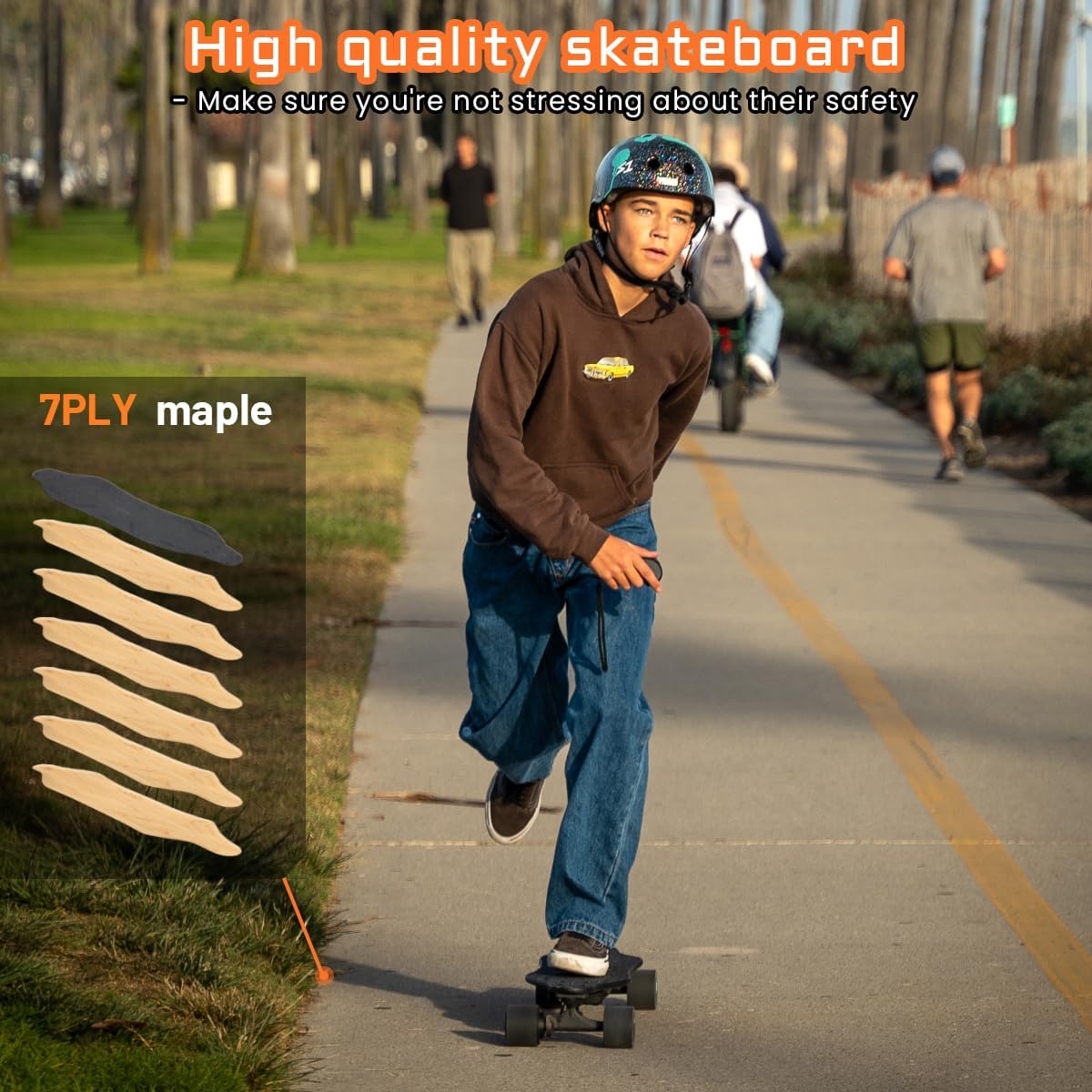 Meepo Campus Electric Skateboard | Beginner E-Skateboard with Remote, 15.5 mph MY MODERN MART