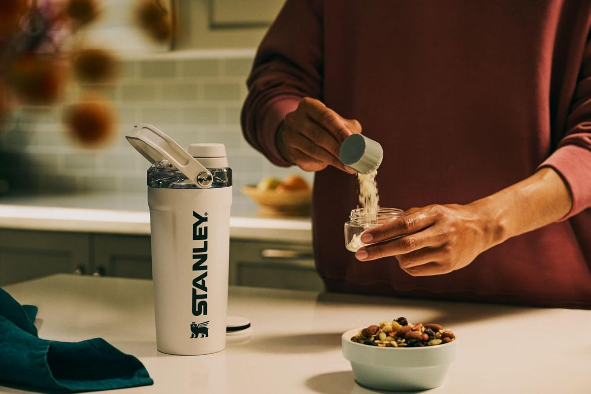 Insulated Stainless Steel Shaker Bottle | Leakproof Protein Shaker with Storage MY MODERN MART