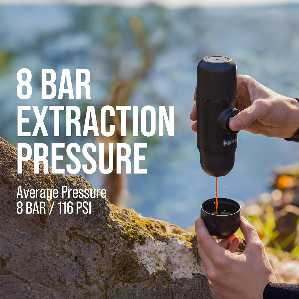 Portable Espresso Maker | Hand-Powered Manual Travel Coffee Machine MY MODERN MART