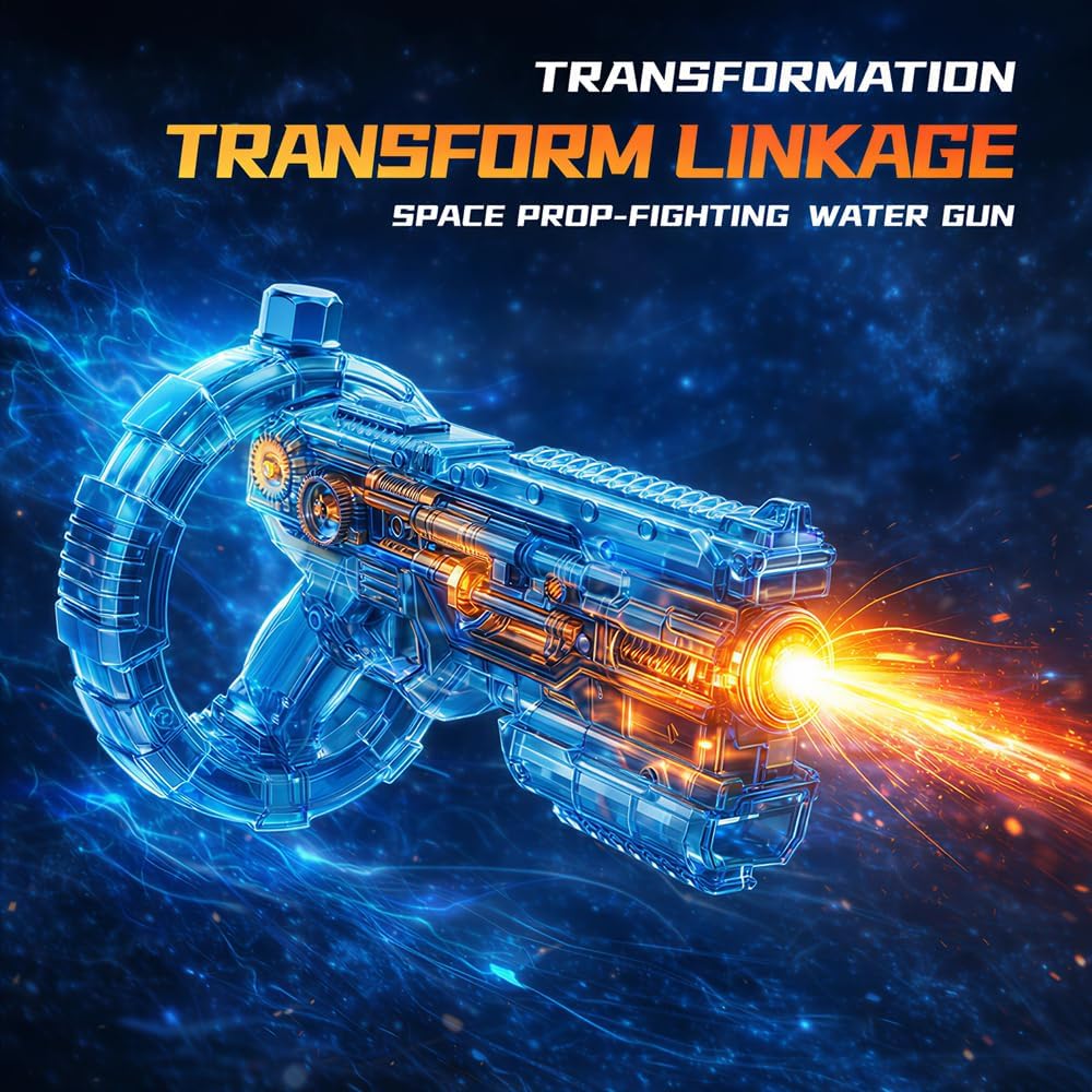 Electric Water Gun – Automatic Rechargeable Water Blaster with LED Lights MY MODERN MART