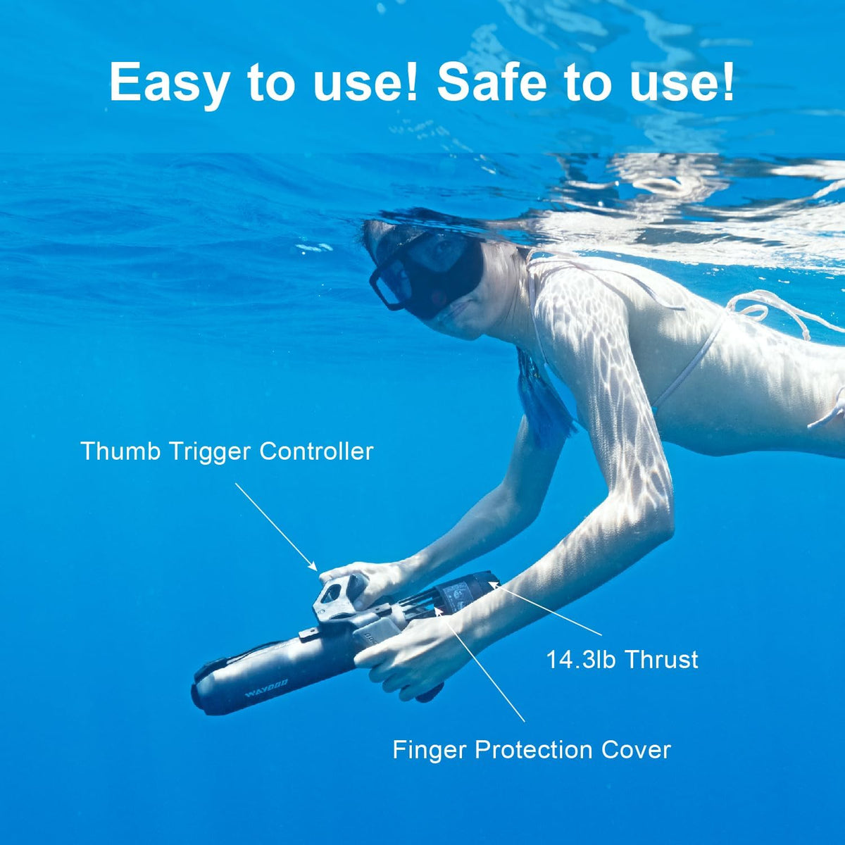 Underwater Sea Scooter – Portable Diving Propeller with 98Wh Travel Battery MY MODERN MART