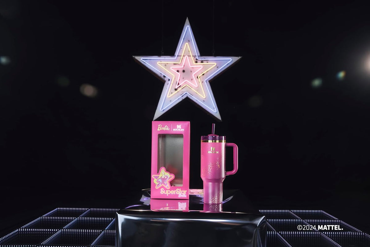 Stanley x Barbie 70s Superstar 40oz Quencher H2.0 Tumbler – Pink MY MODERN MART