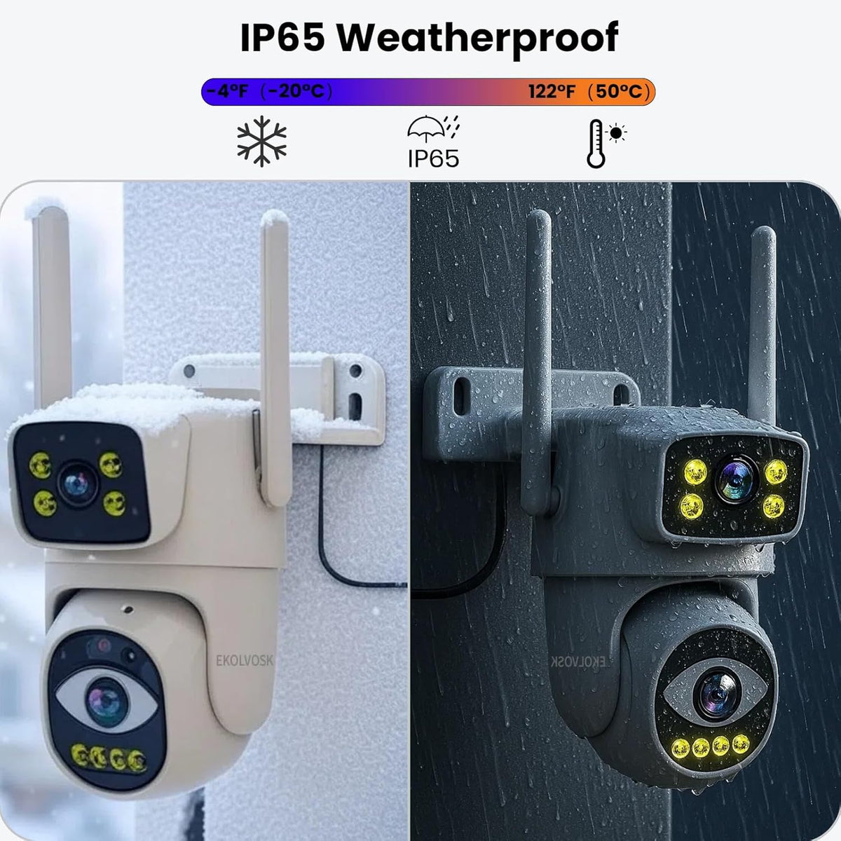 4G Security Camera Outdoor | Dual Lens PTZ with Color Night Vision & 2.5K HD MY MODERN MART
