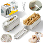 Steam Pet Grooming Brush – Rechargeable Deshedding Comb for Cats & Dogs