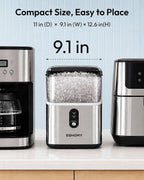 Nugget Ice Maker Countertop | Chewable Pebble Ice in 7 Minutes, 35 lbs a Day MY MODERN MART