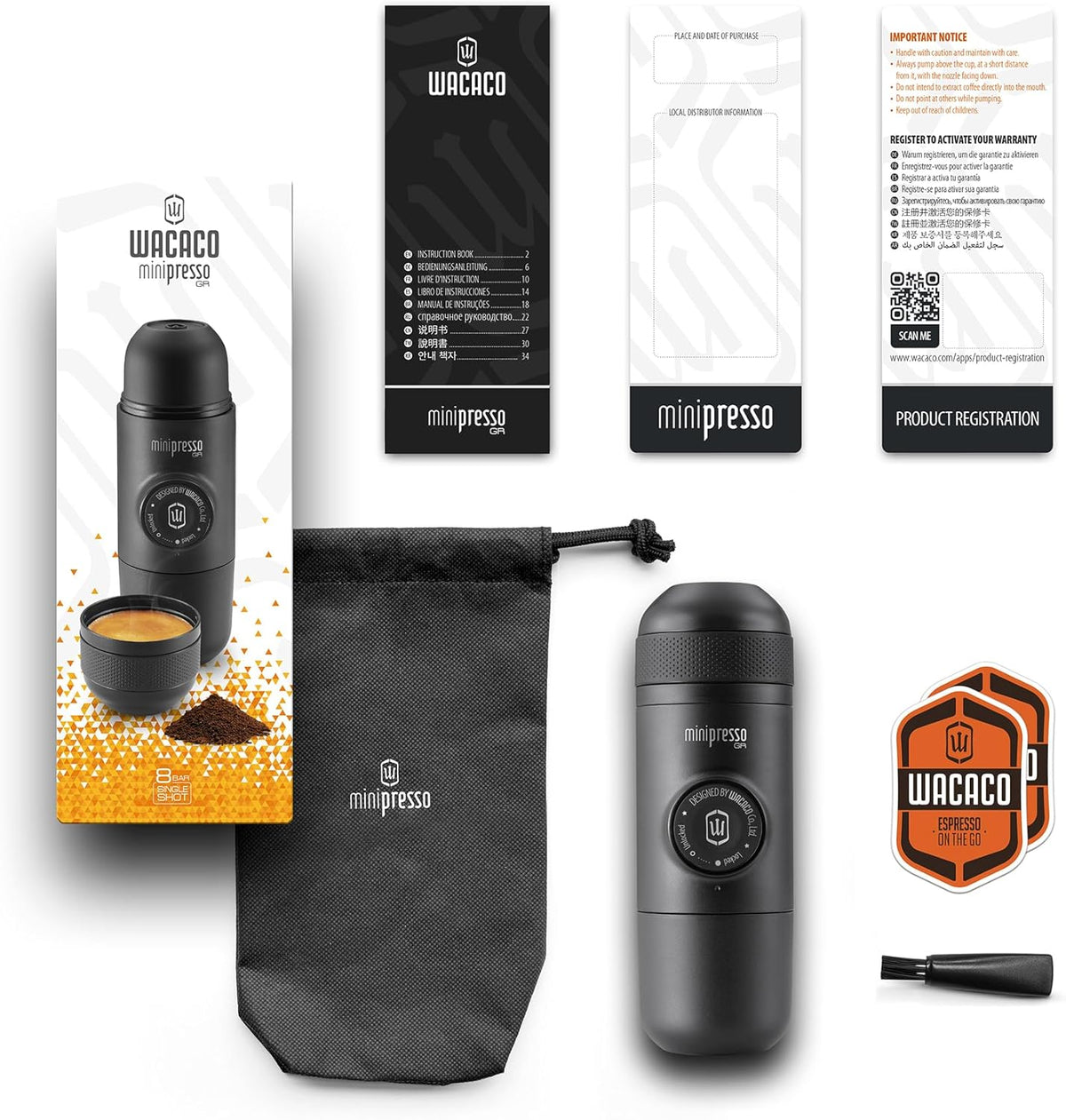 Portable Espresso Maker | Hand-Powered Manual Travel Coffee Machine MY MODERN MART