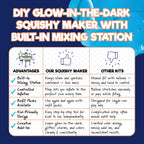 Glow in the Dark Squishy Maker Kit | DIY Squishy Making Set for Kids MY MODERN MART