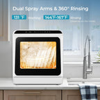 Countertop Dishwasher Portable | 6 Programs, 5L Tank, No Installation Needed MY MODERN MART