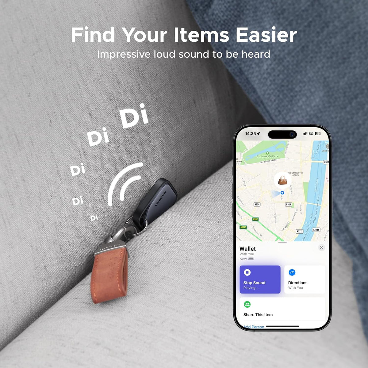 Bluetooth Tracker Tag 4-Pack – Works with Apple Find My, Key & Wallet Finder MY MODERN MART