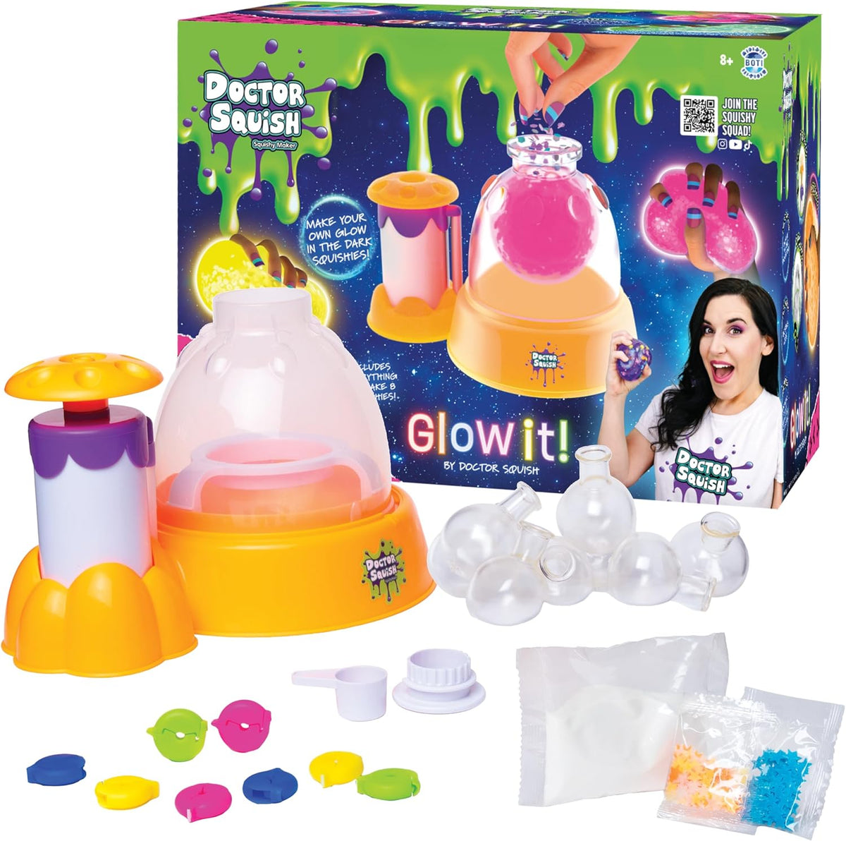 Glow in the dark DIY squishy maker kit for kids