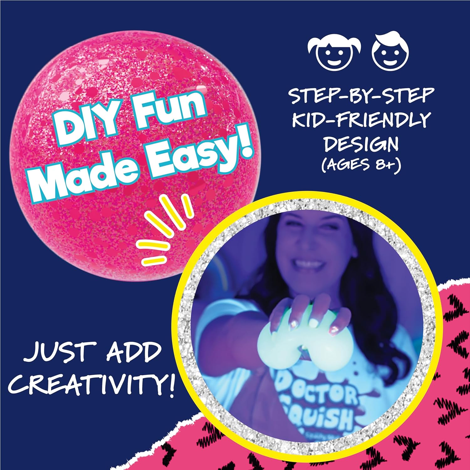 Glow in the Dark Squishy Maker Kit | DIY Squishy Making Set for Kids MY MODERN MART