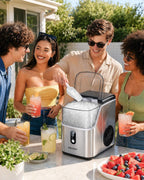 Nugget Ice Maker Countertop | Chewable Pebble Ice in 7 Minutes, 35 lbs a Day MY MODERN MART