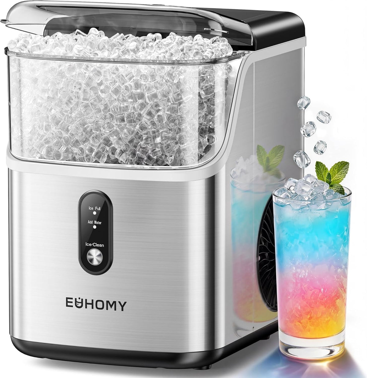 Countertop nugget ice maker machine