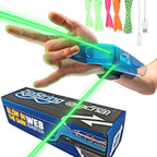 Glow-in-the-dark string shooter web launcher toy