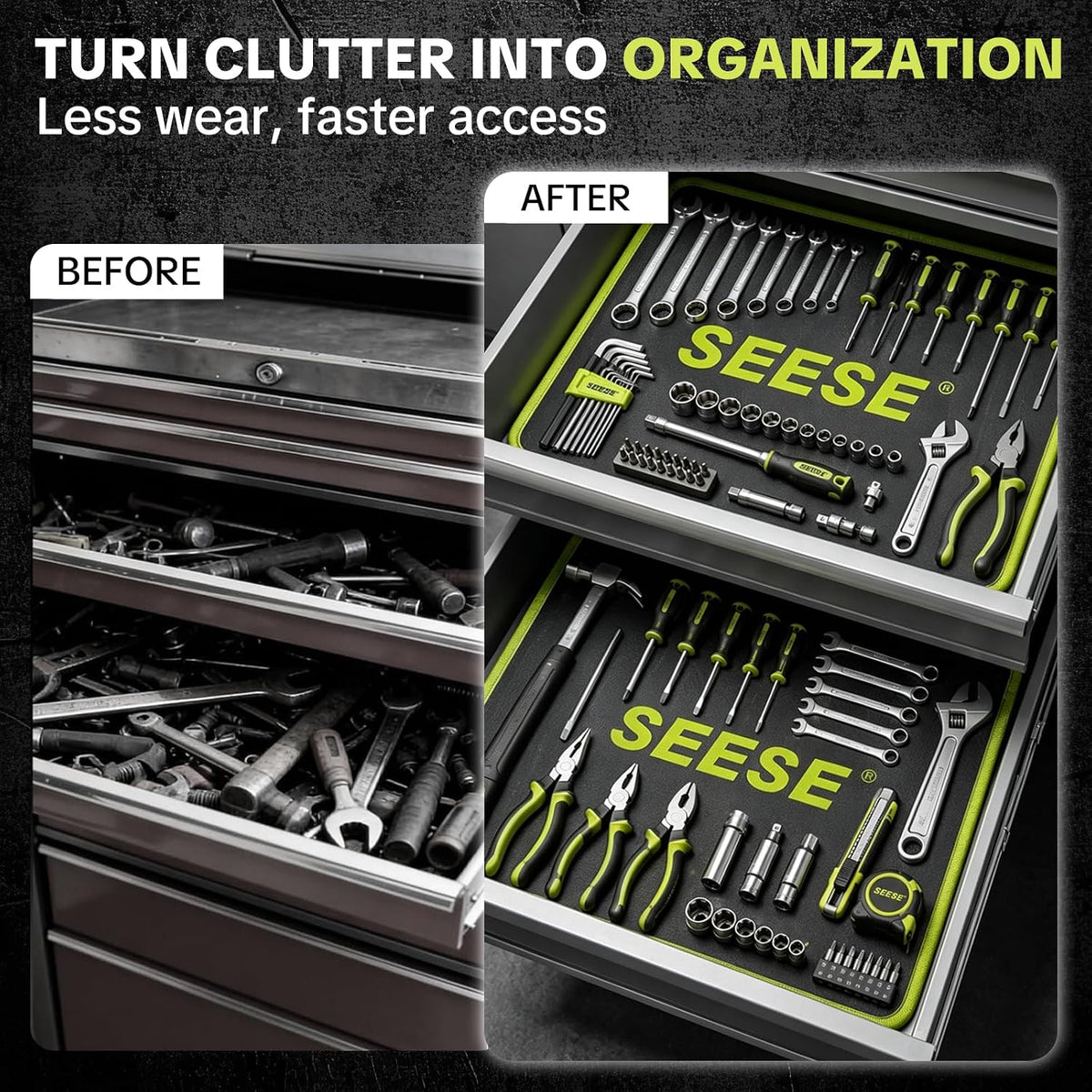 Magnetic Tool Mat with 83 Magnets | Holds Screws & Metal Parts for Car Repair MY MODERN MART