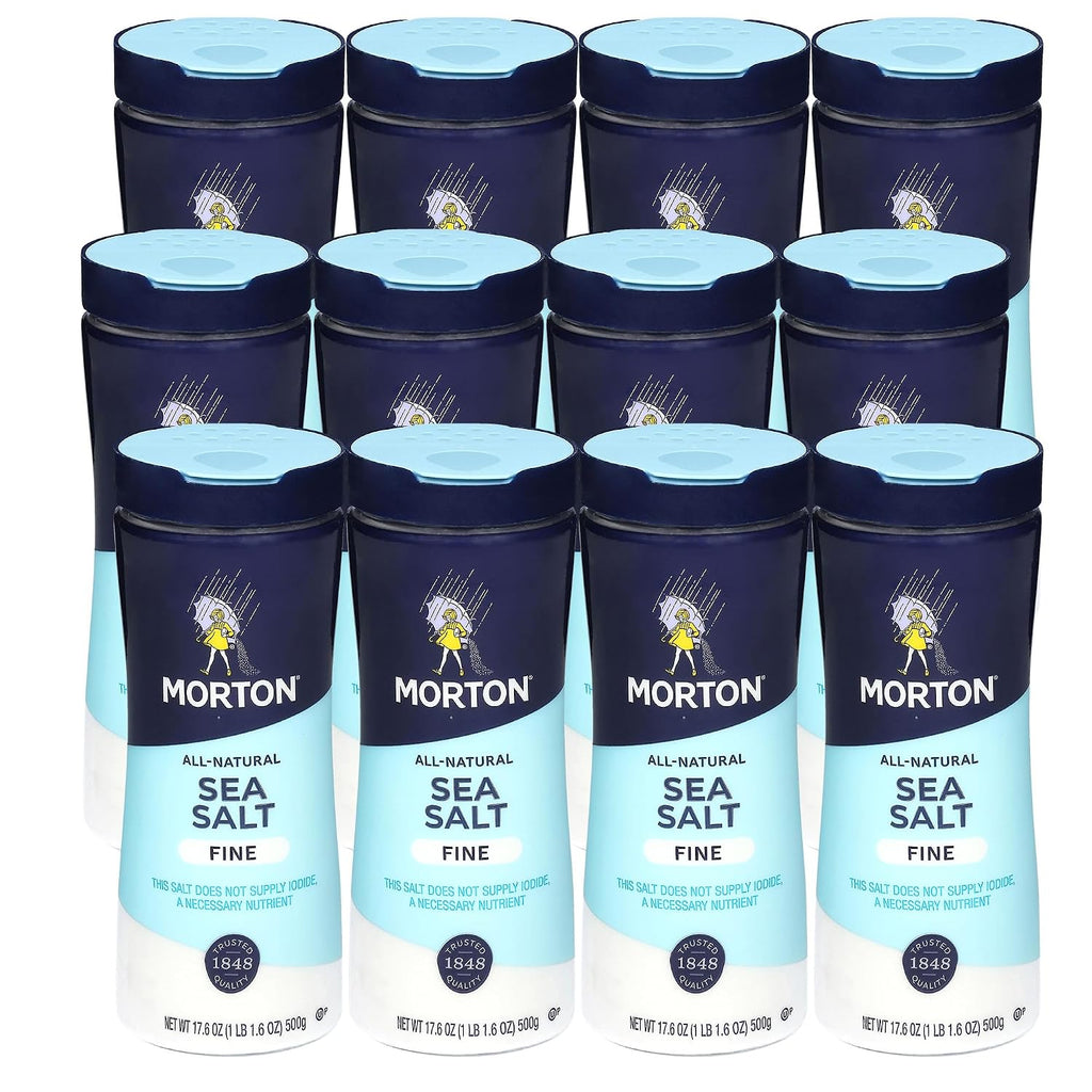 Morton fine sea salt shaker