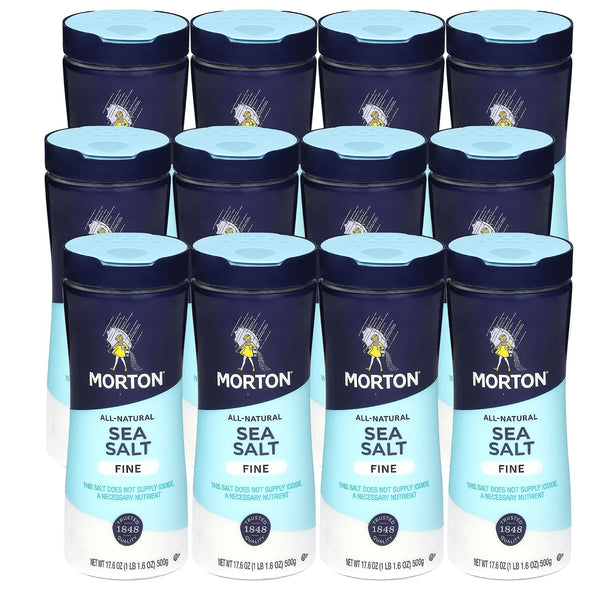 Morton fine sea salt shaker