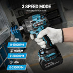 Cordless Impact Wrench 1/2" | Brushless 650N.m with 2 Batteries & Socket Set MY MODERN MART